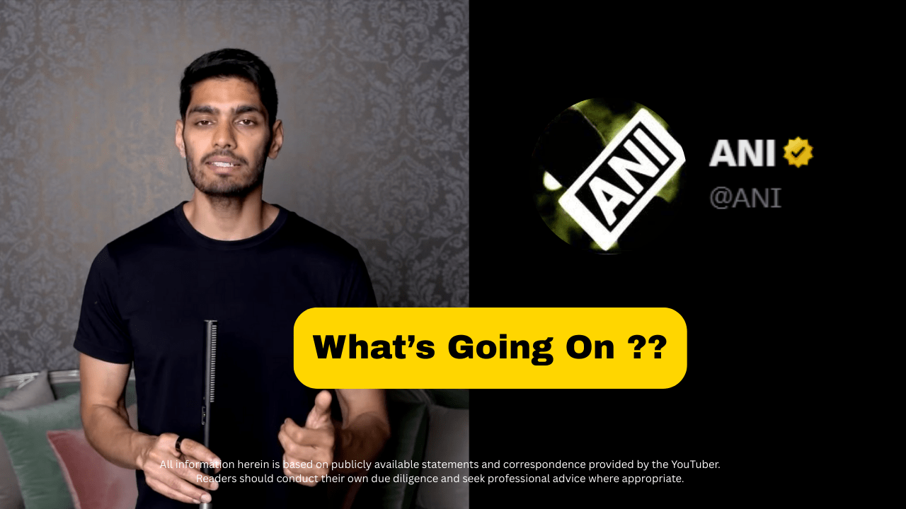 YouTube Copyright or Alleged Extortion? Creators Call Out ANI Over Strikes, Threats, and ‘Ransom Demands’