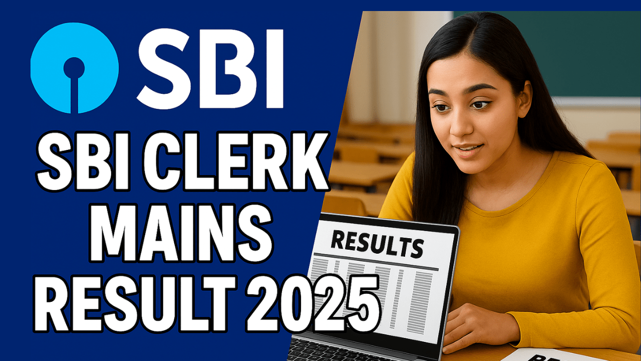 SBI Clerk Main Result 2025