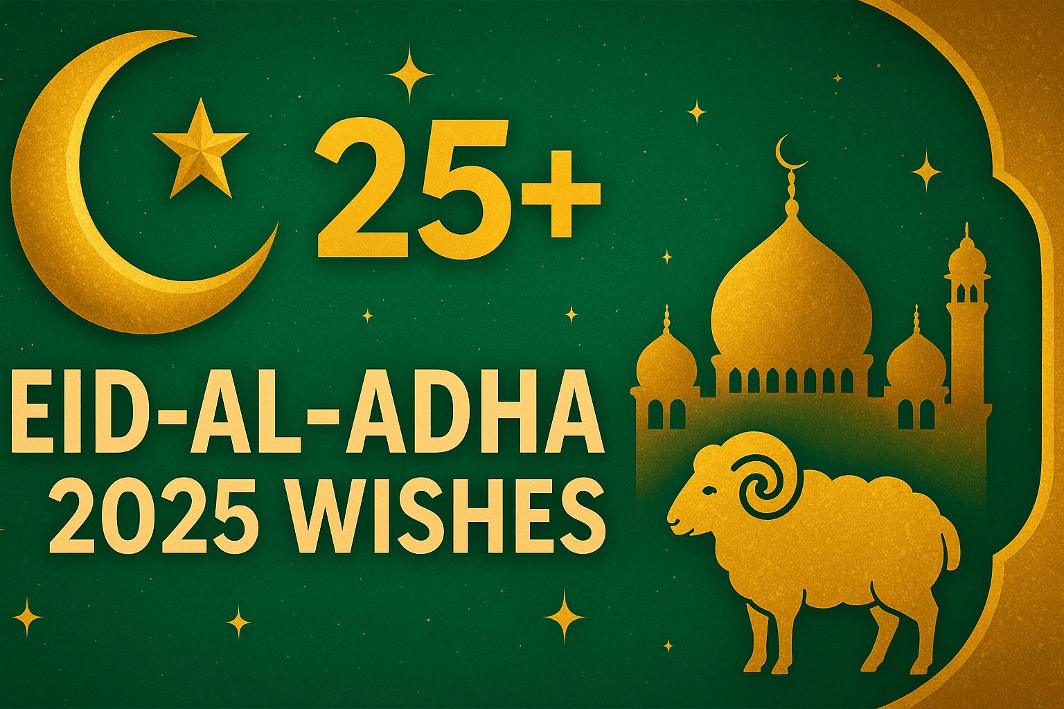 Eid-al-Adha 2025 wishes: 25+ Bakrid wishes, Eid Mubarak messages, greetings to share with loved ones